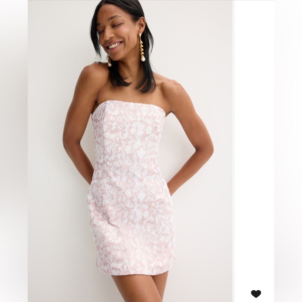 NWT Jewel x Badgley Mischka Strapless Mini Dress